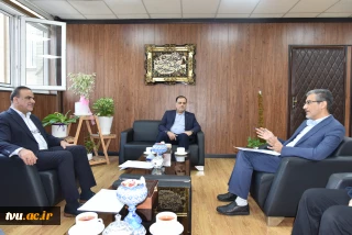 دیدار و گفت‌وگوی دکتر کلباسی، سرپرست دانشگاه ملی مهارت و دکتر فخر موسوی، مدیرکل حوزه ریاست، روابط عمومی و هماهنگی امور مجلس و استان‌ها با دکتر هادی محمدپور نماینده مردم شریف گناباد و عضو کمیسیون اقتصادی